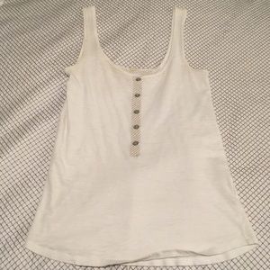 White J.crew scoop neck tank